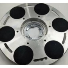 마루광택기 연마 연삭기 폴리싱 카페트 로비바닥 대리석 18 인치 2 2.5 석재 악화, 부품 알루미늄 팬