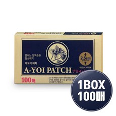 아요이 동전패치 일본 파스타입 근육 관절 통증 붙이는파스, 1세트, 100개입