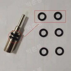 지게차 유압 오일 씰 수리 키트 오링 원추형 스프링 파고다 오일, 압력릴리프밸브의O-링2개예비부품4개, 1개