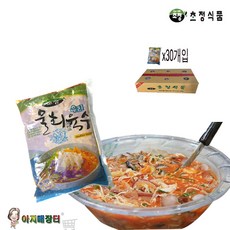 초정물회육수