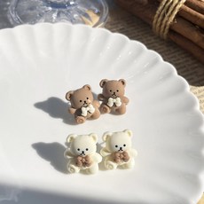 곰돌이귀걸이