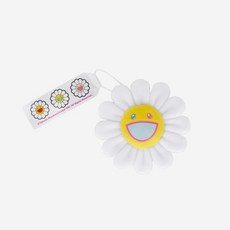 [국내배송정품]카이카이키키 플라워 키체인 화이트&옐로우 Kaikai Kiki Flower Keychain White & Yellow