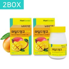와일드망고씨앗분말정 와일드망고씨앗가루정 야생망고 60정 2팩 하루2알 2달 분량 몸이 가벼워지는 와일드망고캔디, 단일상품