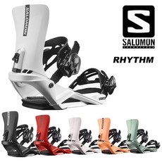 살로몬 스노우보드 바인딩 SALOMON RHYTHM 22-23 모델 일본 라쿠텐 정품, [04] NEON-ORANGE, [03] L