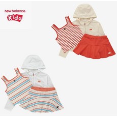 [매장정품] 뉴발란스 키즈 쿨링온 여아 래쉬가드 3Pcs 셋업NK9RE2107G