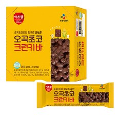 CJ 이츠웰 오곡초코 크런키바 360G, 1개