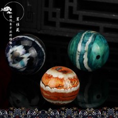 명사원 맹렬히 싸우다 어금니 둥근구슬 목걸이 허리에 구슬을 이다 단주 Dabo DIY 액세서리