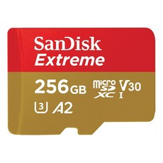 샌디스크코리아 공식인증정품 마이크로 SD카드 SDXC Extreme 익스트림 QXAV 256GB