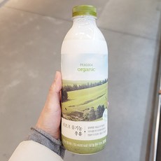 피코크 피코크 유기농 인증 우유 750ml x 1개, 아이스보냉백포장