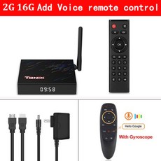 셋톱박스 TV 미디어 6 셋톱 64G 12 박스 4G 스마트 안드로이드 TANIX 5G 4K 와이파이 올위너 32G HD 플레이어 2 H618 TX68, 2G 16G Voice remote, 미국 플러그, 1개