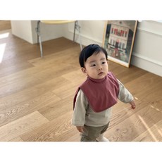리몽베베 폴라빕 (3COLOR) 유아넥워머 아기옷 유아목도리 턱받이 아기조끼 페이크폴라