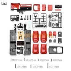 정시출고 Grc-1/10 Rc 자동차 트랙스 Trx4 K5 블레이저 인테리어 파이오니어 1979 시뮬레이션 센, 한개옵션1, 01 빨간