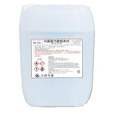 그린식품 식품첨가용 빙초산 99%, 1개, 20kg