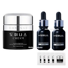 도미나스 크림 4X 기미크림 65g+앰플 15mlx2개+크림1gx5매