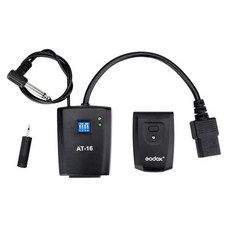 GODOX 캐논 니콘 올림푸스 DSLR 카메라 무선 스튜디오 스트로브 플래시 컨트롤 트리거 컨트롤러 AT-16 6.35mm 6 채널, 1 to 1 Set, 1개, 01 1 to 1 Set