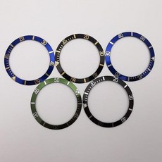 시계용 시계 5m줄자 베젤 인서트 서브마리너 16610 교체, Black Color 1PCS, 1개
