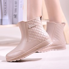 힐링센트 발편한 소프트 퀄팅 레인부츠 장화