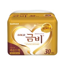 금비 남녀공용 소변패드 라운드형(프리미엄) 성인용 기저귀, 30매, 2팩