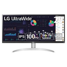 LG 모니터 디스플레이 29WQ600-W 29인치울트라 와이드(2560×1080)IPS 비광택HDR100Hz 대응USB Type-C