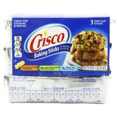 Crisco All-Vegetable Shortening Sticks 20 oz (3 ct) null, 1개