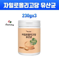 자일로 올리고당 lgg유산균 듀얼 모유유래유산균 프로 프리바이오틱스 신바이오틱스 fos 프락토올리고당 장내 유익균 먹이 뚱보균 잡는 4세대 신소재유산균 효능, 1개, 브레인비 3통