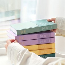  인디고 프리즘 280 모눈 양장노트 (B6), [D7 04-004906] 모눈 블루그린 