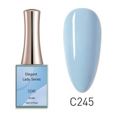 에나멜수국 Canni UV LED 네일 젤 광택제 살롱 아트 매니큐어 수성 제거 바니시 세트 에나멜 120 색상 16ml, [45] 에나멜수국 C245 - 집에서젤네일제거