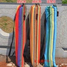 카고바스 설거지통 차박 다용도 캠핑 수납 파우치 야외 크레인 천막대 텐트대 휴대용 도구 가방, 01 블루 스트라이프, 01 110x20cm