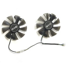 GTX1060 GPU 팬 GALAXY GTX950 GTX960 KFA2 GeForce EXOC 6GB 그래픽 카드 쿨러 4 핀 85mm, 2 FAN, 1개