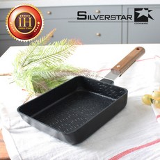 실버스타oic인덕션우드핸들그리들40cm