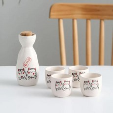 수공예 디자인 도자기 컵 세라믹 술 병 물병 와인 잔, 1개