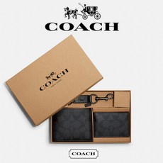 COACH 코치 남자지갑 명품 코치반지갑 선물세트