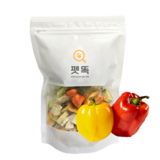 펫똑 똑똑트릿 국산 야채 7종 동결건조 강아지 고양이 영양, 1개, 파프리카만20g