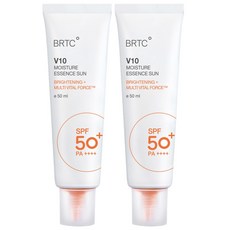 BRTC V10 UV 모이스처 에센스 선크림 50ml SPF50+ PA++++, 2개