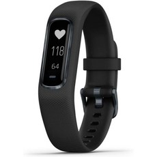 Garmin vivosmart 4 활동 및 피트니스 트래커펄스 소 심박수 모니터 포함, Small/Medium_Black