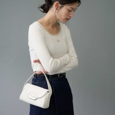 르아보네 LIBRE MINI TOTE BAG_WHITE