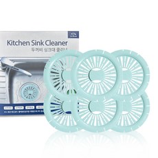두꺼비 싱크대클리너 탈취 세정 항균 편백나무향, 6개, 15g