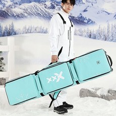 스키가방 스노우보드 캐리어 다용도 대형 바퀴달린 더블백 대용량 스포츠 소품 스키백, 150x36cm, G