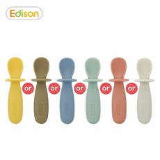 에디슨 실리콘 이유식 스푼 (6종), ES1631_민트, ES1631_민트, 1개