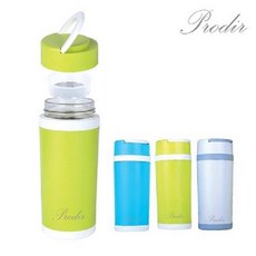 아트박스/프로디아 프로디아 글라스 텀블러 보틀 물병 보냉병 450 ml, 그린, 1개