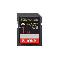 샌디스크 SD메모리카드 SDXC Extreme Pro 익스트림 프로 UHS-I SDXXD 1TB, 1테라