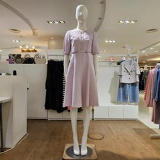 미센스 트위드 플레어 벨트 원피스 (MB34OPM183A)