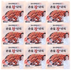 [방송구성] 정호영셰프의 신선담은 손질 왕 낙지 170gX9팩+소스50gX9팩, 9개