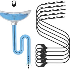 30인치 배수구 뱀 막힘 제거기5개 샤워기 배수용 나일론 싱크대 머리카락 제거기 욕실 욕조 주방 청소