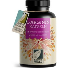 Naturewell 아르기닌 6000mg 비건 360캡슐, 2개, 360정