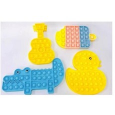 동물푸쉬팝 버블 동물 팝잇 피젯 뽁뽁이 동물모양 (색상모양렌덤)