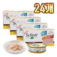 쉐지애 고양이 내추럴스타일 캔 50g 24개, C112 닭고기&쌀50g 24개