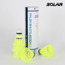 솔라 나일론셔틀콕, 1개, 5개입, 라임 1개, 5개입, 라임