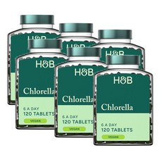 홀랜드앤바렛 클로렐라 타블렛 Holland & Barrett Chlorella, 6개, 120정