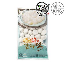 [맘스킹]밀원본가 HACCP 강원도 안흥감자떡 50개내외(1500g), 1.5kg, 1개